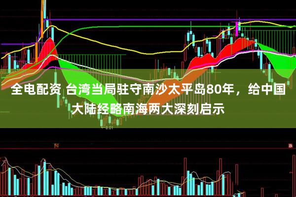 全电配资 台湾当局驻守南沙太平岛80年，给中国大陆经略南海两大深刻启示
